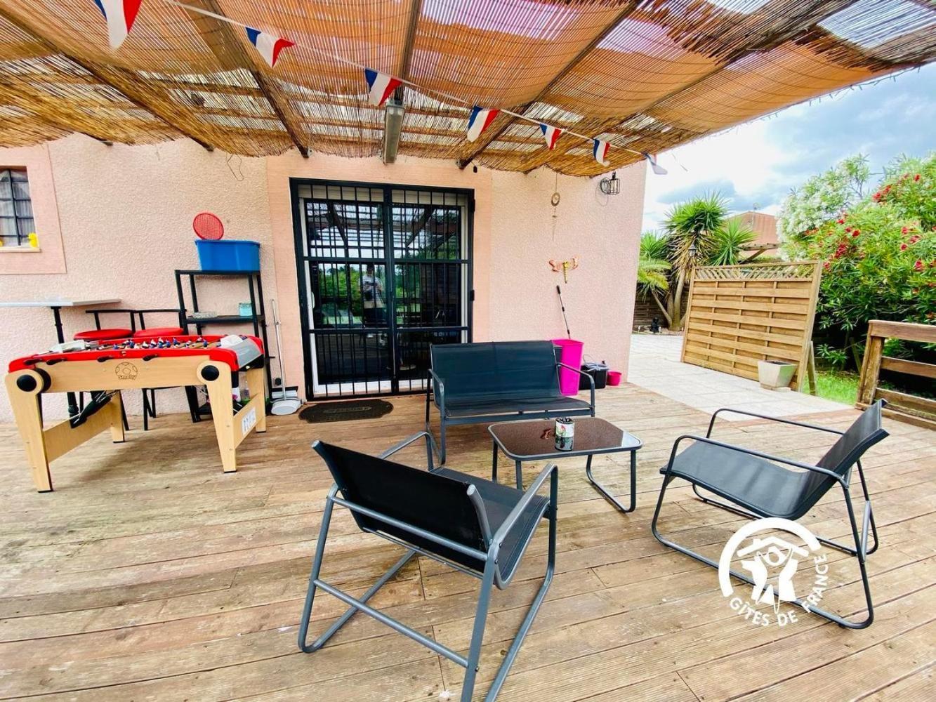 Le Cosy Occitan Villa Chaleureuse Independante Baignoire Terrasse Jardin Carcassonne Eksteriør billede